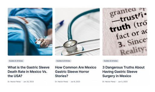 Renew Bariatrics Launches FAQ Website for Those Considering Undergoing Gastric Sleeve Surgery in Mexico