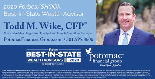 Potomac Financial Group's Todd Wike Named to Forbes' List of Top Wealth Advisors