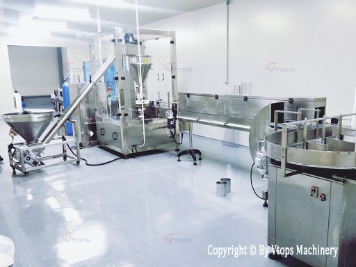Vtops Successfully Delivered the Milk Powder Filling Canning Line in Vietnam