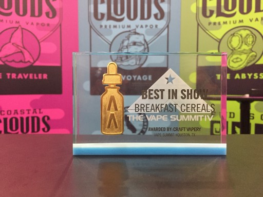 Coastal Clouds - Premium Vapor Awarded Best in Show for Breakfast Cereal E-Juice Flavor at the Vape Summit IV