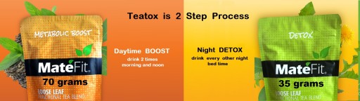 MateFit Teatox 2 Step Process