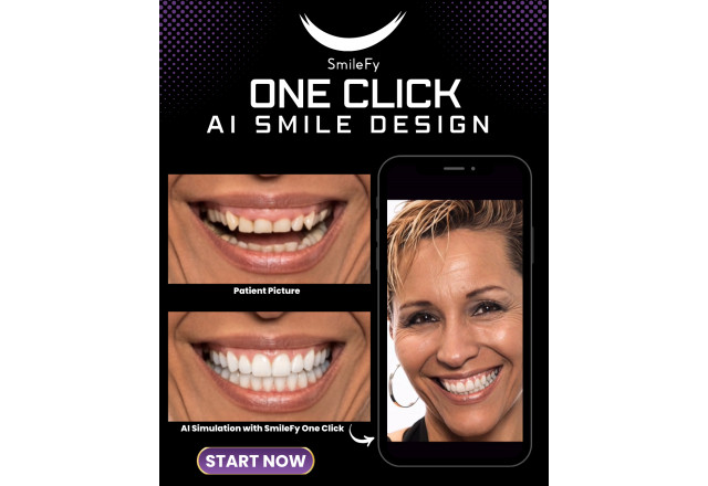 One Click AI Smile Simulation with Smilefy