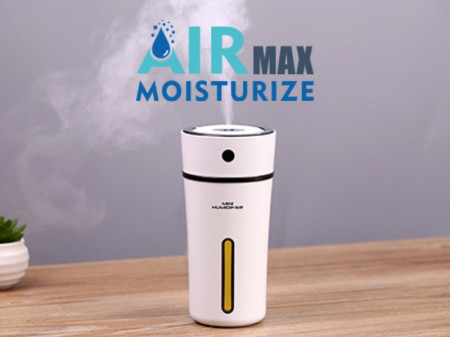 AirMoisturize Max Review: Portable Ultrasonic Humidifier