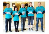 Volunteers from the Seattle chapter of the Foundation for a Drug-Free World at the Church of Scientology Seattle