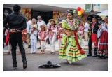 Mexican folk group, Grupo Folklorico Mahetzi. opened the Block Party with traditional Mexican dances.