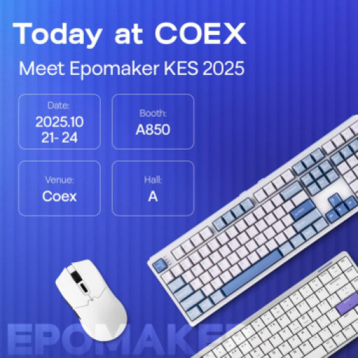 Epomaker Shines at KES, G-Star 2025 Preview Coming Soon