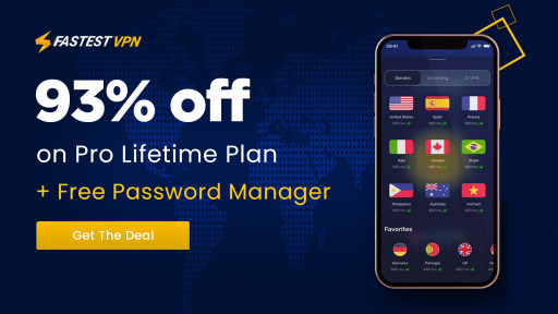 FastestVPN PRO Lifetime Plan Exclusively for Black Friday & Cyber Monday 2023
