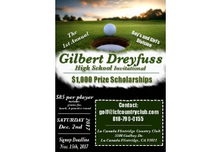 Details of Gilbert Dreyfuss Golf Scholarship
