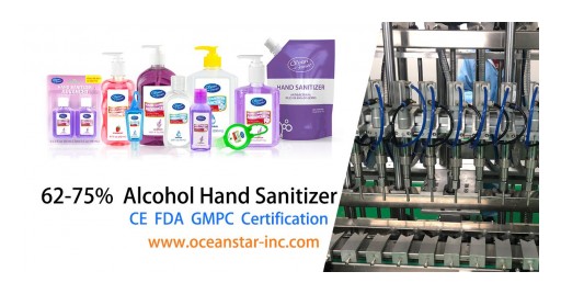 Leading Hand Sanitizer Manufacturer - Ocean Star Inc. - FDA CE Approved -  to Deliver 5 Million Hand Sanitizers