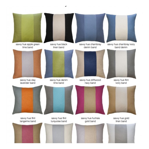 Square Feathers, an Award-Winning Pillow, Furniture and Home Accessories Company Announces New Color Blocking Pillow Collections