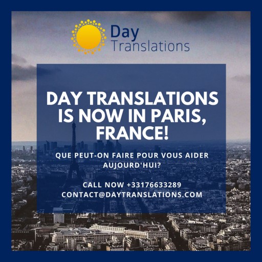Global Translation Company, Day Translations Opens New Office in Paris, France