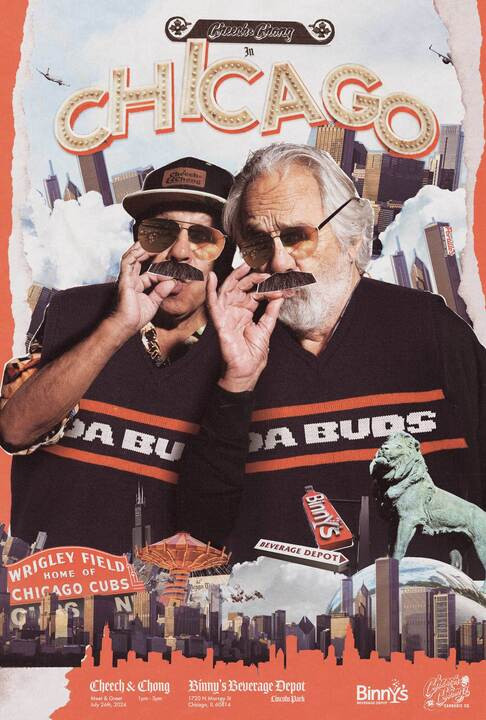 Cheech & Chong are coming to Binny's Lincoln Park
