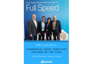 ANM Recognized as Cisco Partner of the year - West Territory