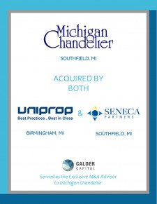 Michigan Chandelier Acquired by Uniprop & Seneca Partners