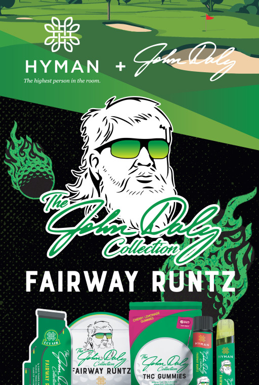 HYMAN Cannabis and Golf Legend John Daly Tee Off With New Product Line Hitting Michigan This November