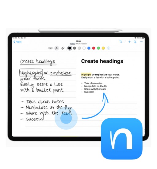 Nebo and the HUAWEI MatePad Pro Are the Perfect Match for Professional Note-Taking Worldwide