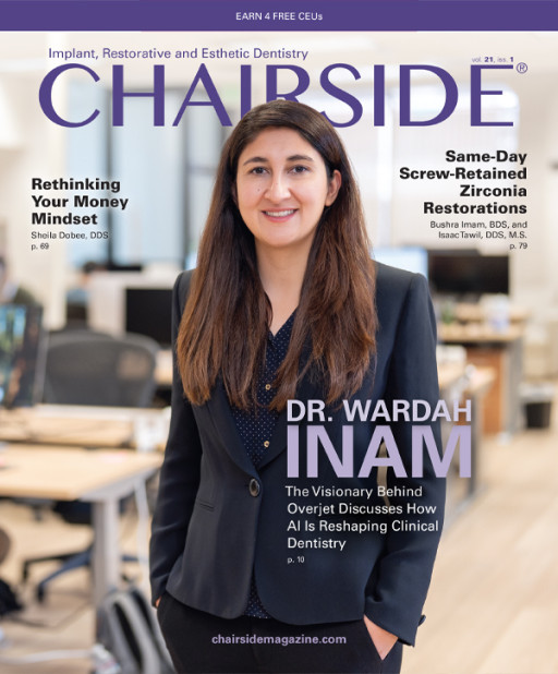 Newest Issue of Chairside(R) Magazine Connects AI with Reshaping Dental Success
