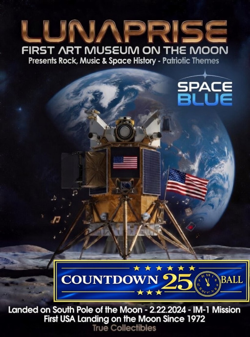 Space Blue and Lunar Records Brings Lunar Legacy and Immersive American History to Countdown 250 Ball in Washington DC