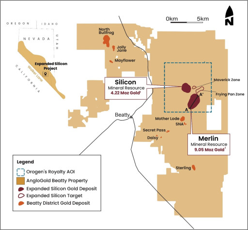 Orogen Royalties Announces Expanded Silicon Project Royalty Resource Update and Webcast