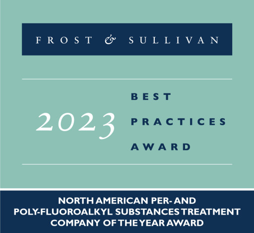 Aclarity Recognized by Frost & Sullivan for PFAS Company of the Year Award
