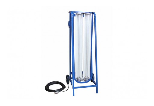 Larson Electronics Releases Explosion Proof LED Light for Paint Spray Booths, Wheeled Dolly Cart