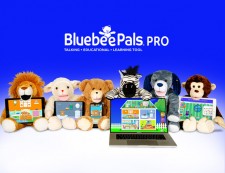 NEW 4.0 Bluebee Pals Pro Interactive talking educational plush tools.