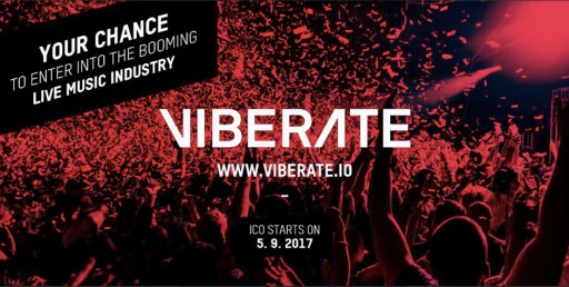 Viberate.io Enables Cryptocurrency Payment for Live Music Artists, ICO Starts September 5, 2017