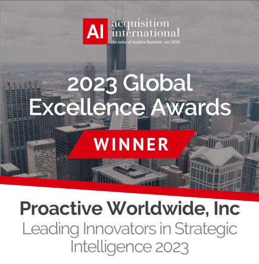 Proactive Worldwide, Inc. Named a Leading Innovator in Strategic Intelligence