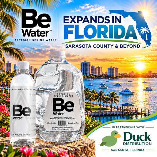 Greene Concepts Expands Be Water(TM) Distribution in Florida Through New Sarasota-Based Partnership