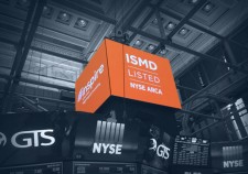 Inspire Small/Mid Cap Impact ETF (NYSE: ISMD) on NYSE floor billboard