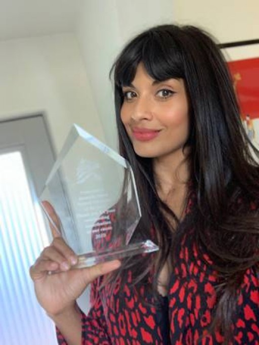 Jameela Jamil Presented With The Ehlers-Danlos Society Patient Advocate Award