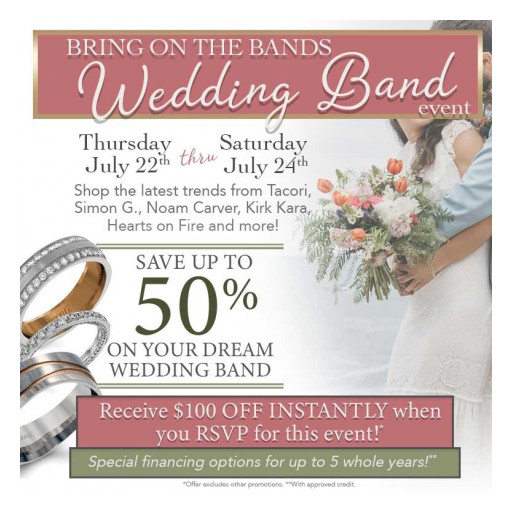 Save Money on Designer Wedding Bands at Huntington Fine Jewelers