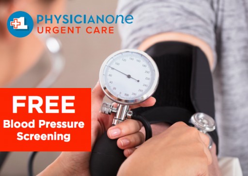 PhysicianOne Urgent Care Now Offers Free Blood Pressure Screenings