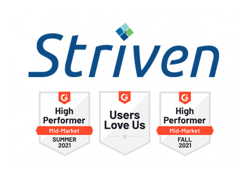 Striven Earns Top ERP Software Awards From G2 in 2021
