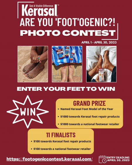 Kerasal "Are You 'Foot'ogenic?" Photo Contest