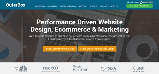 OuterBox Launches New Site to Promote Ecommerce Web Design and SEO Services