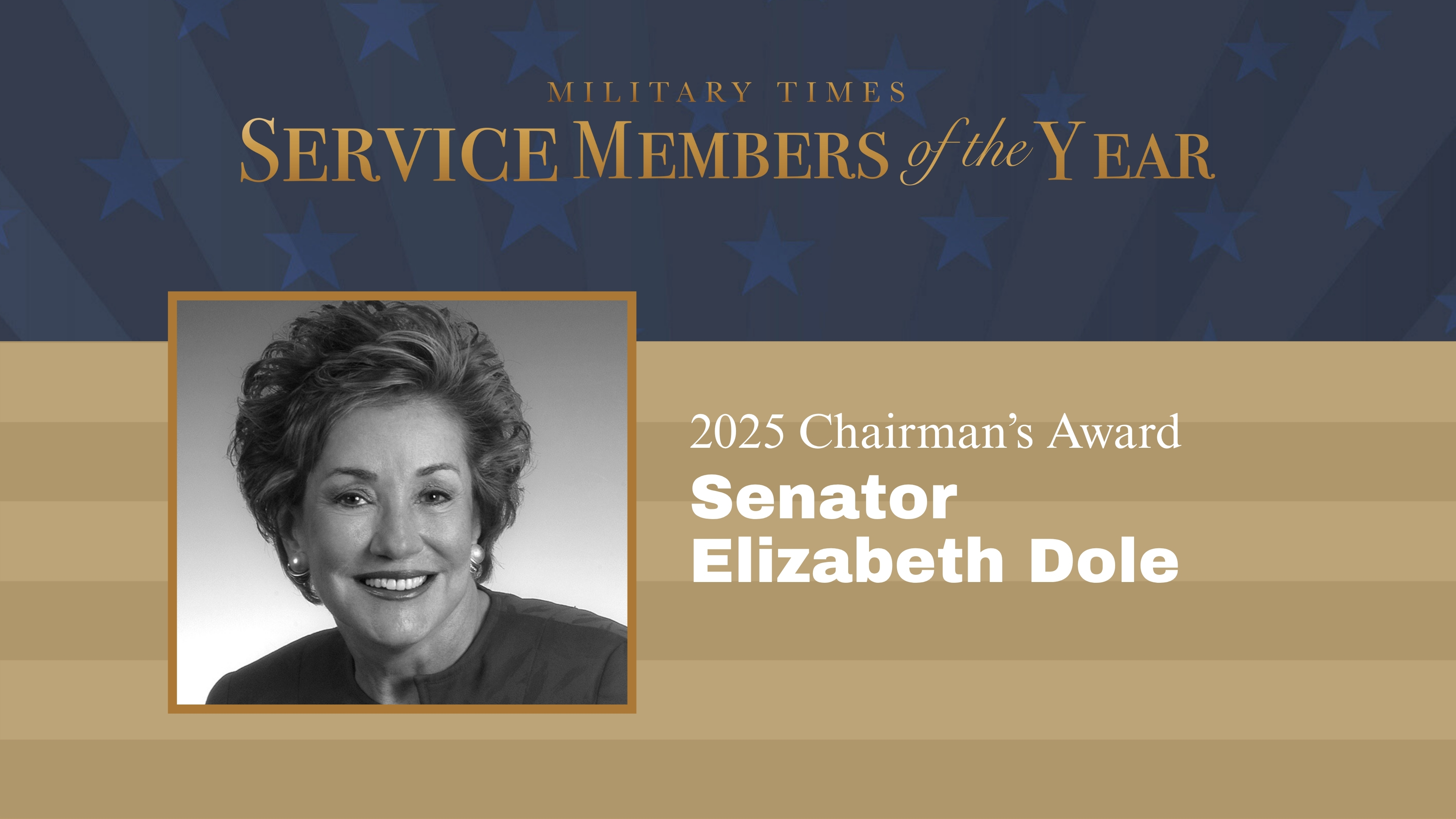 Military Times 2025 Service Members of the Year Chairman's Award