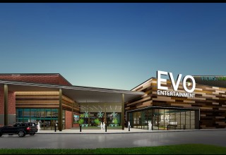 EVO Entertainments 73,000 square foot Cinema-Entertainment Center 