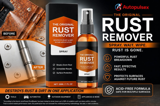 AutoPulseX RustBlaster Reviews 2026: Why Buyers Are Comparing Acid-Free Rust Removal Sprays for Tools, Appliances, and Household Metal Surfaces