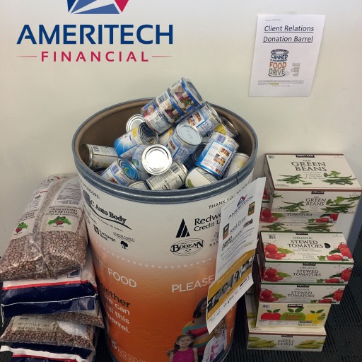 Ameritech Financial Helps Feed the Hungry in Sonoma County Through Office Food Drive