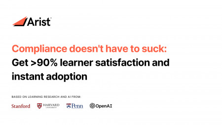 >90% learner satisfaction in compliance training