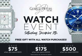 Gerald Peters Watch Event on December 7