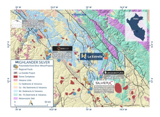 Highlander Silver Provides Update on La Estrella Geological Model and Drilling Plans