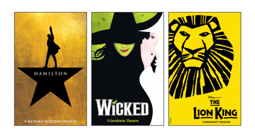 BROADWAY is BACK! Broadway's Three Biggest Hits, Hamilton, The Lion King and Wicked, Return to Broadway