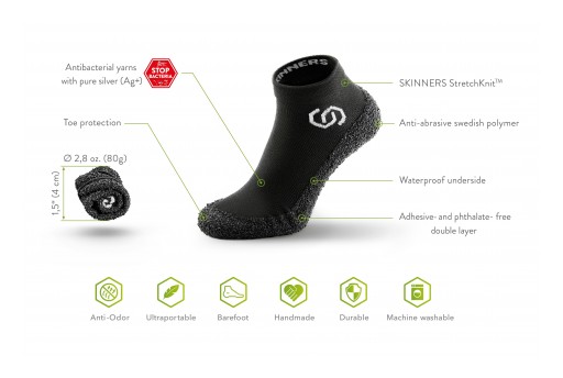 Skinners Shoe Socks Define a New Category of Footwear, Combining Comfort and Protection