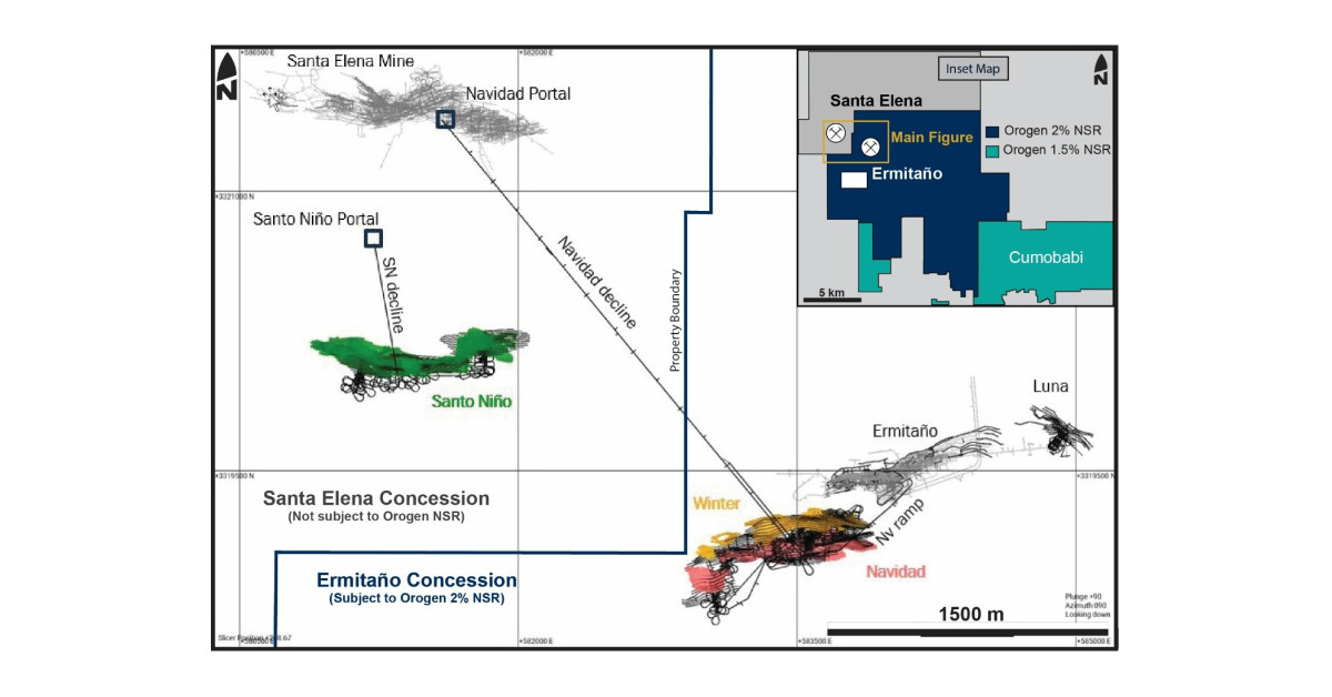 Orogen Royalties Announces Permitting Update for Portal Construction at Ermitaño's Navidad Deposit