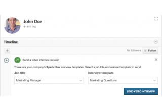 Send Spark Hire Video Interviews from Workable