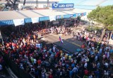 Peaceful demonstration at the port of Koper