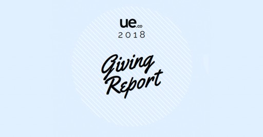 UE.co 2018 Corporate Giving Report and Letter From CEO Jason Kulpa