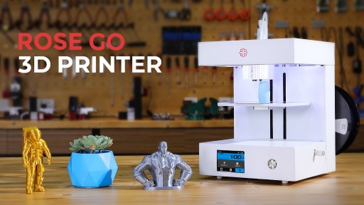 Rose Go Announces the Kickstarter Launch of Their Latest Sleek, Affordable, User-Friendly 3D Printer